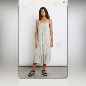 Gorgeous Resort Wear Rails Adora Cream Snakeskin Dress